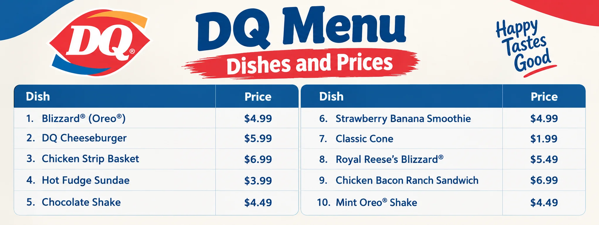 DQ Menu